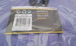 Mochila Dunlop Morada Nueva