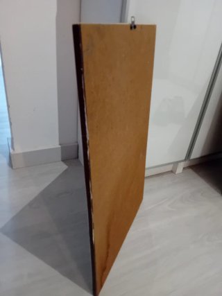 Mio dipinto ad olio su tela applicata su tavola 60