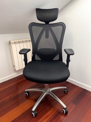 Silla Oficina Ergonómica Mfavour Negra