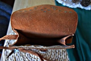 Bolso Bandolera de Piel Artesanal (Marrakech)