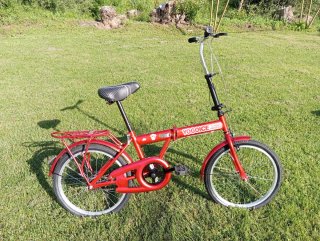 Bicicleta plegable YOGOICE roja