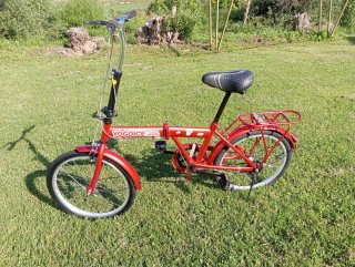 Bicicleta plegable YOGOICE roja