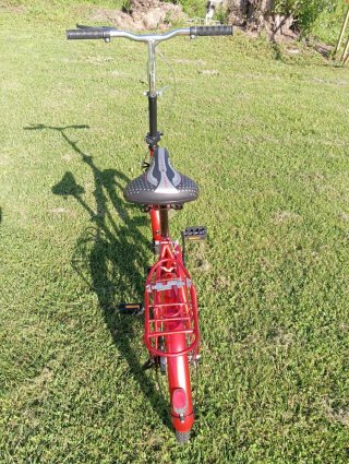 Bicicleta plegable YOGOICE roja