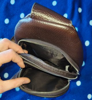 Borsa italiana a tracolla LEO&CO marrone