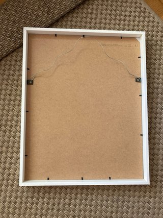 4 Marcos RIBBA 40x50 cm Blanco Individuales 5€