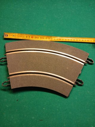 Pista Curva Scalextric