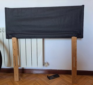 Cabecero Cama 90cm Negro