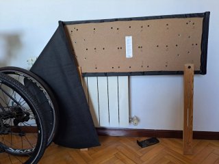 Cabecero Cama 90cm Negro