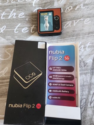 Nubia Flip 5G Naranja/Plata