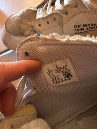 Jordan 1 Off-White 85 Air No Laces