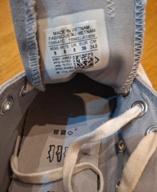 Zapatillas Converse grises talla 39