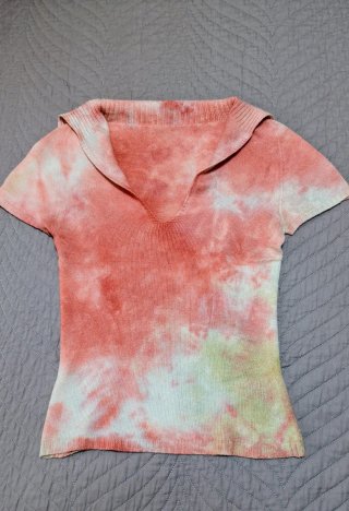 Jersey de punto rosa