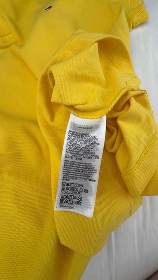 Polo Tommy Hilfiger Amarillo Talla L