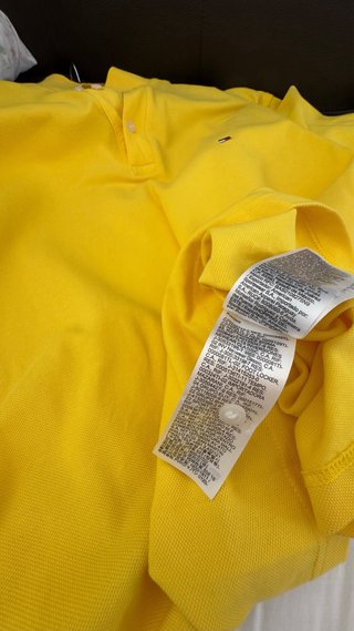 Polo Tommy Hilfiger Amarillo Talla L