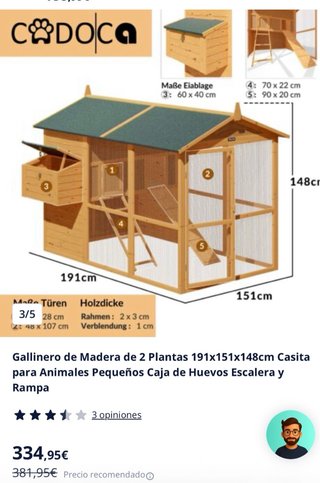 Gallinero DeubaXXL Big Hutch Madera