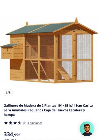 Gallinero DeubaXXL Big Hutch Madera