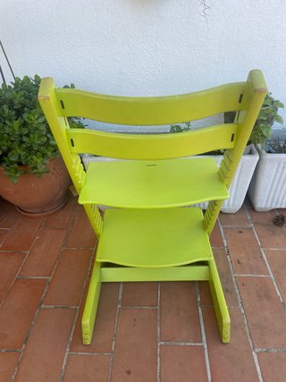 Silla infantil Tripp Trapp verde de Stokke