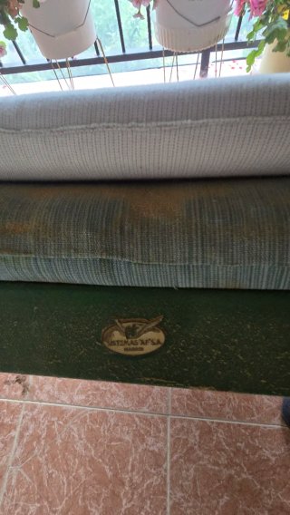 Silla Metálica Vintage Verde