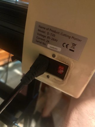 Plóter de corte negro