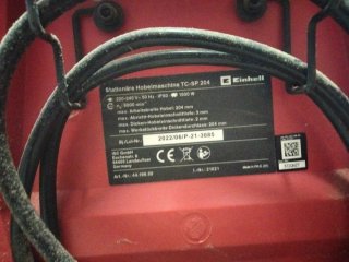 Cepilladora Regruesadora Einhell 1500