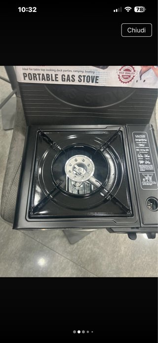Fornellino Gas Portatile Happy Home