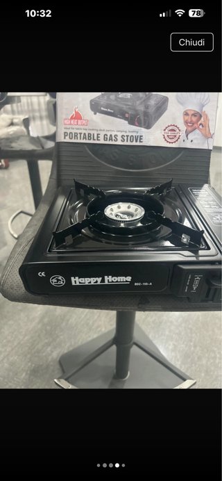 Fornellino Gas Portatile Happy Home