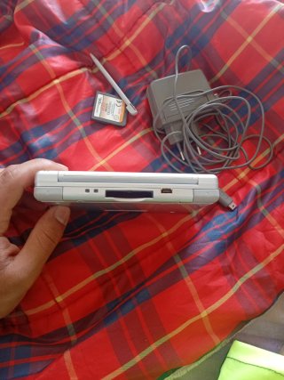Nintendo DS  con Cargador y Lápiz y juego brain