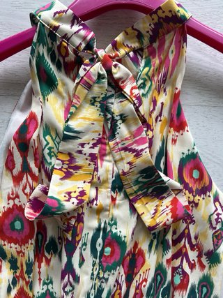 Vestido mujer estampado multicolor