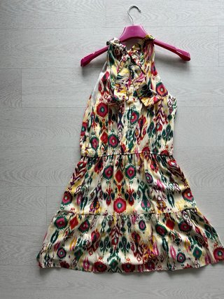 Vestido mujer estampado multicolor