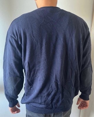 Jersey Lacoste Vintage Oversize Azul Marino