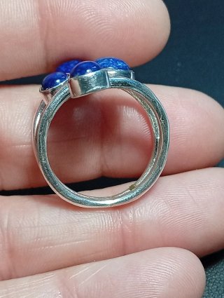 Anillo Plata Ley lapizlazuli