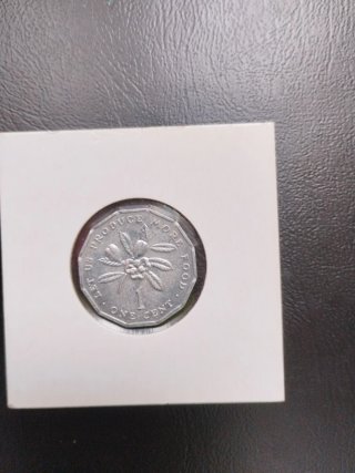 Monedas de Jamaica 10 y 1 Centavos