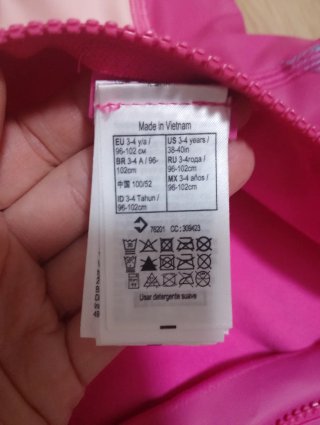 Neopreno bañador piscina niña bebé panda rosa