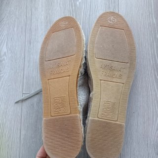 Alpargatas artesanales. Hombre Talla 46 Palmeras