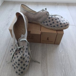 Alpargatas artesanales. Hombre Talla 46 Palmeras