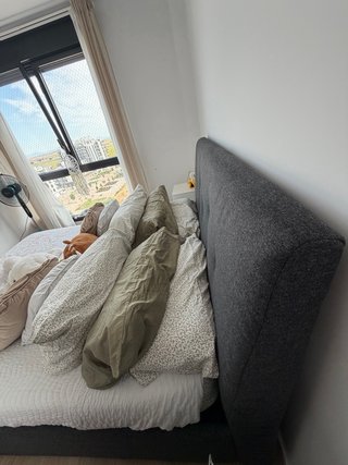 Canapé abatible IKEA IDANÄS gris oscuro
