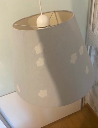 Lámpara de techo infantil nubes
