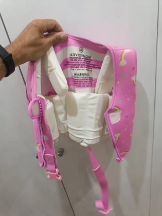 Chaleco salvavidas infantil rosa de 1-3 años