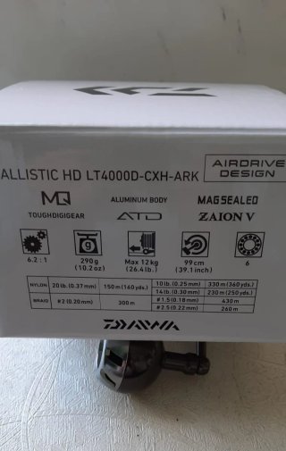 Carrete Daiwa Ballistic HD LT4000D