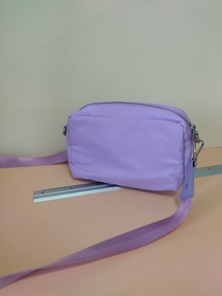 Bolso bandolera mujer malva