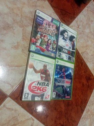 Xbox 360 Giochi Kinect Adventures FIFA NBA PES