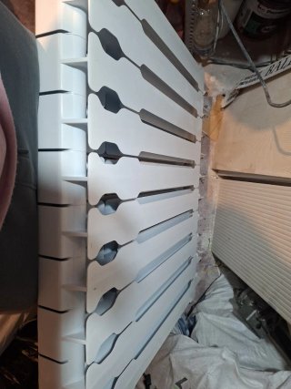 Radiador blanco metal 1 meses uso