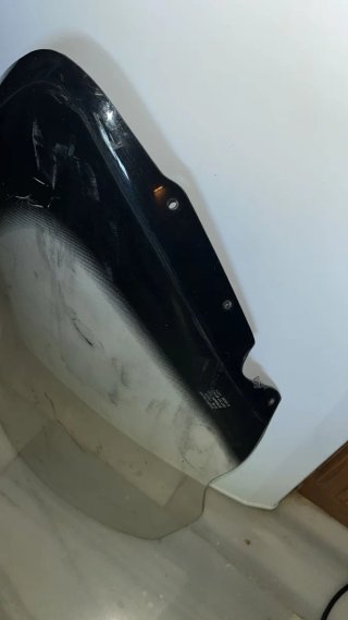 Cúpula Moto TM Negra y Blanca