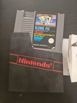 Kung Fu NES Versione Spagnola con Scatola Piccola