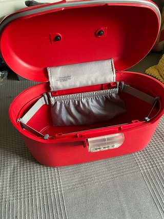 Neceser de viaje Samsonite rojo