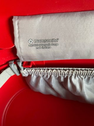 Neceser de viaje Samsonite rojo