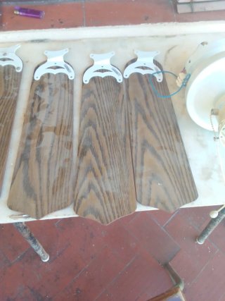 Aspas Ventilador Techo Madera (4 uds)