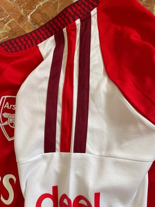 Camiseta Arsenal 26/27 Adidas Roja y Blanca
