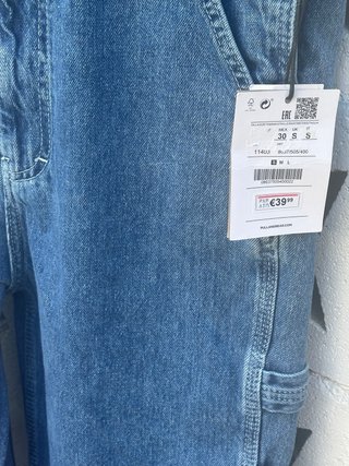 Peto Vaquero Azul Talla S