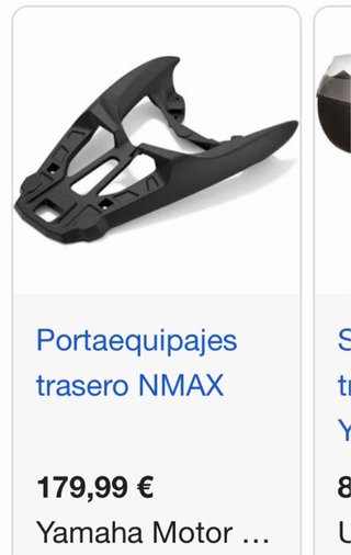 Portaequipajes Yamaha NMAX Negro